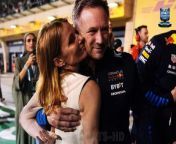 Christian Horner is facing fresh turmoil today after new allegations were published in a bombshell 19-page investigation, that names his accuser, as footage emerged of the scandal-hit F1 boss having a blazing row, with his nemesis Jos Verstappen. &#60;br/&#62;&#60;br/&#62;Geri Halliwell&#39;s husband was cleared last Wednesday of &#39;coercive behavior&#39; towards a female colleague at Red Bull before screenshots of texts allegedly exchanged between the pair were leaked via an anonymous email. &#60;br/&#62;&#60;br/&#62;The 50-year-old was spotted hugging and kissing Halliwell at the Bahrain Grand Prix on Saturday in a show of unity. &#60;br/&#62;&#60;br/&#62;However, Horner&#39;s attempts to move on from the scandal have been hampered by the publication of a long investigation into the case by trade publication BusinessF1 Magazine. &#60;br/&#62;&#60;br/&#62;The article makes a series of new allegations against Horner, names the female member of staff he is alleged to have texted and documents the power struggle at the top of Red Bull. &#60;br/&#62;&#60;br/&#62;Sources close to Horner have dismissed the piece as &#39;full of inaccuracies&#39;, The Times reported, but it may be seized upon by his critics. &#60;br/&#62;&#60;br/&#62;Foremost among these has been Red Bull star Max Verstappen&#39;s father Jos, who has warned that the ongoing scandal was &#39;driving the team apart&#39;. Footage has emerged of the pair having an animated exchange at the Bahrain Grand Prix on Friday.