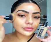 Makeup tutorial video