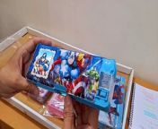 Unboxing and Review of Multipurpose Magnetic Pencil Box with Calculator and LED Lamp Light and 2 Side Compartment for Girls and Boys for School Birthday Gift Big Size