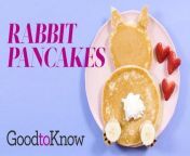 What&#39;s better than breakfast? A cute breakfast, of course! These bunny pancakes are the perfect breakfast to make mealtimes fun for kids.