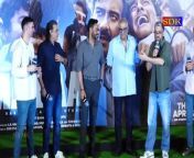 Ajay Devgan At Trailer Launch Of Maidaan &#60;br/&#62;&#60;br/&#62;Ajay Devgn&#39;s long-awaited patriotic sports drama is fianlly on the verge of release. Directed by Amit R Sharma, the film revolves around a resolute football coach determined to lead India&#39;s underdog football team to the game&#39;s golden era.&#60;br/&#62;&#60;br/&#62;&#92;