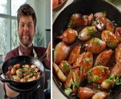 In this video, Matthew Francis shows you how to make Maple-Balsamic Roasted Shallots for your evening side dish. Coated in a flavorful, aromatic balsamic glaze, the shallots are roasted until tender in the oven. After the shallots have browned and softened, top them with parsley and salt before serving with dinner. To see each step of this deliciously healthy side dish, as well as learn what main courses it pairs well with, watch the video.