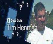 Two-time Indian Wells finalist Tim Henman takes the Opta Quiz to see how well he can recall his career