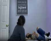 Hilarity is more than guaranteed to ensue when one is asked to share the last video from their camera roll, and this clip is no exception to that. &#60;br/&#62;&#60;br/&#62;Shared by Alicia, this side-splitting blooper clip features her daughter hopping on the bed and doing a forward roll, only to hit the wall... TWICE! &#60;br/&#62;&#60;br/&#62;&#92;