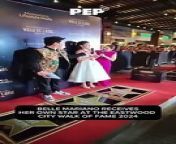 #BelleMariano receives her own star at the Eastwood City Walk of Fame 2024 in Quezon City. #PEPNews #NewsPH #entertainmentnewsph &#60;br/&#62;&#60;br/&#62;Video: Bong Godinez&#60;br/&#62;&#60;br/&#62;Subscribe to our YouTube channel! https://www.youtube.com/@pep_tv&#60;br/&#62;&#60;br/&#62;Know the latest in showbiz at http://www.pep.ph&#60;br/&#62;&#60;br/&#62;Follow us! &#60;br/&#62;Instagram: https://www.instagram.com/pepalerts/ &#60;br/&#62;Facebook: https://www.facebook.com/PEPalerts &#60;br/&#62;Twitter: https://twitter.com/pepalerts&#60;br/&#62;&#60;br/&#62;Visit our DailyMotion channel! https://www.dailymotion.com/PEPalerts&#60;br/&#62;&#60;br/&#62;Join us on Viber: https://bit.ly/PEPonViber&#60;br/&#62;&#60;br/&#62;Watch us on Kumu: pep.ph