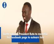Comedian and content creator Eddie Butita has advised President William Ruto to monetise his Facebook page so that he can earn more money.