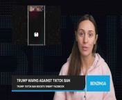 Former President Donald Trump told CNBC that banning TikTok in the US would only empower Facebook, which he called an &#92;