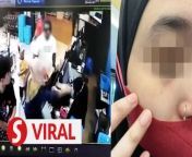A cashier was allegedly punched in the face by an angry customer at a popular shopping mall in Johor Baru, Johor. &#60;br/&#62;&#60;br/&#62;Johor Baru South OCPD Asst Comm Raub Selamat said the 25-year-old victim, who was behind the cashier counter of a chain store, experienced pain and swelling below her left eye as a result of the assault. &#60;br/&#62;&#60;br/&#62;Read more at https://tinyurl.com/3upuam2j&#60;br/&#62;&#60;br/&#62;WATCH MORE: https://thestartv.com/c/news&#60;br/&#62;SUBSCRIBE: https://cutt.ly/TheStar&#60;br/&#62;LIKE: https://fb.com/TheStarOnline