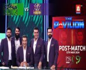 The Pavilion &#124; Quetta Gladiators vs Multan Sultan (Post-Match) Expert Analysis &#124; 12 Mar 2024 &#124; PSL9&#60;br/&#62;&#60;br/&#62;Catch our star-studded panel on #ThePavilion as we bring to you exclusive analysis for every match, live only on #ASportsHD!&#60;br/&#62;&#60;br/&#62;#WasimAkram #PSL9#HBLPSL9 #MohammadHafeez #MisbahUlHaq #AzharAli #FakhareAlam #quettagaladiators #multansultans &#60;br/&#62;&#60;br/&#62;Catch HBLPSL9 every moment live, exclusively on #ASportsHD!Follow the A Sports channel on WhatsApp: https://bit.ly/3PUFZv5#ASportsHD #ARYZAP