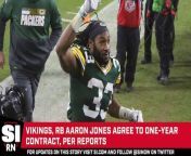 The Minnesota Vikings will sign running back Aaron Jones after the Green Bay Packers released the veteran on Monday, The Athletic’s Dianna Russini reported Tuesday morning. The deal will be for one year and &#36;7 million, according to NFL Network’s Ian Rapoport.