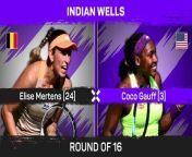 Birthday girl Coco Gauff cruises past Elise Mertens in straight sets to reach the Indian Wells quarter-finals