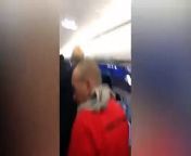 Former Senator Alfonse D&#39;amato escorted off JetBlue flight after trying to lead passengers in chant to protest seating changes requested by the crew.