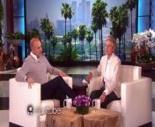 Ellen made a clip of Matt in a revealing outfit interviewing the cast of the salacious film