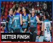Galeries overpowers Farm Fresh&#60;br/&#62;&#60;br/&#62;The Galeries Tower Highrisers notch their third win after fending off the Farm Fresh Foxies, 25-18, 25-23, 25-16, in the Premier Volleyball League (PVL) 2024 All-Filipino Conference at the Philippine Sports Arena in Pasig on Saturday, April 13, 2024. Assistant Coach Godfrey Okumu said that despite being out of the playoffs, he wanted the Highrisers to finish strong. The Galeries improved from their previous conference 1-10 win-loss record to 3-5.&#60;br/&#62;&#60;br/&#62;Video by Nicole Anne D.G. Bugauisan&#60;br/&#62;&#60;br/&#62;Subscribe to The Manila Times Channel - https://tmt.ph/YTSubscribe&#60;br/&#62; &#60;br/&#62;Visit our website at https://www.manilatimes.net&#60;br/&#62; &#60;br/&#62; &#60;br/&#62;Follow us: &#60;br/&#62;Facebook - https://tmt.ph/facebook&#60;br/&#62; &#60;br/&#62;Instagram - https://tmt.ph/instagram&#60;br/&#62; &#60;br/&#62;Twitter - https://tmt.ph/twitter&#60;br/&#62; &#60;br/&#62;DailyMotion - https://tmt.ph/dailymotion&#60;br/&#62; &#60;br/&#62; &#60;br/&#62;Subscribe to our Digital Edition - https://tmt.ph/digital&#60;br/&#62; &#60;br/&#62; &#60;br/&#62;Check out our Podcasts: &#60;br/&#62;Spotify - https://tmt.ph/spotify&#60;br/&#62; &#60;br/&#62;Apple Podcasts - https://tmt.ph/applepodcasts&#60;br/&#62; &#60;br/&#62;Amazon Music - https://tmt.ph/amazonmusic&#60;br/&#62; &#60;br/&#62;Deezer: https://tmt.ph/deezer&#60;br/&#62;&#60;br/&#62;Tune In: https://tmt.ph/tunein&#60;br/&#62;&#60;br/&#62;#themanilatimes &#60;br/&#62;#philippines&#60;br/&#62;#volleyball &#60;br/&#62;#sports&#60;br/&#62;