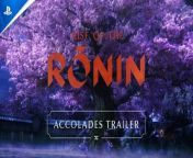 Rise of the Ronin - Accolades Trailer &#124; PS5 Games&#60;br/&#62;&#60;br/&#62;See what critics are saying about Rise of the Ronin!&#60;br/&#62;