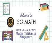 At SG Math - Our Maths specialist helps your child, so they can excel in their A-Levels Maths exam with ease. Maths tutors are attentive to your child’s exact study needs, preferences and work hard to surpass them. For more information and registration, visit the website https://www.sgmaths.com/schedule or Call +65 8135 6556.. Enroll Now!