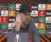 Liverpool boss Jurgen Klopp on the pressure of the schedule and the challenge of facing Crystal Palace and needing a response from their 3-0 UEFA Europa League loss to Atalanta