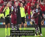 West Ham boss David Moyes fumed about referee Jose Maria Sanchez Martinez after UEL exit to Leverkusen