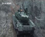 This video shows how powerful the T-90M tank is on the Ukrainian battlefield