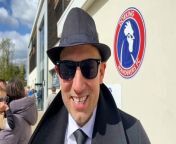 The dad of Hartlepool United striker Joe Grey joins the Blues Brothers party at Dorking