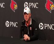 Louisville HC Jeff Brohm Spring Game Postgame (4\ 19\ 24) from jeff sekelsky
