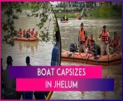 At least six persons were killed when a boat carrying mostly school children capsized in the Jhelum River in Jammu and Kashmir&#39;s Srinagar district on Tuesday, April 16.&#60;br/&#62;