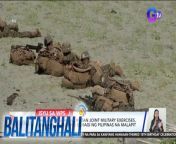 Balikatan Joint Military Exercises ng Pilipinas at Amerika!&#60;br/&#62;&#60;br/&#62;&#60;br/&#62;Balitanghali is the daily noontime newscast of GTV anchored by Raffy Tima and Connie Sison. It airs Mondays to Fridays at 10:30 AM (PHL Time). For more videos from Balitanghali, visit http://www.gmanews.tv/balitanghali.&#60;br/&#62;&#60;br/&#62;#GMAIntegratedNews #KapusoStream&#60;br/&#62;&#60;br/&#62;Breaking news and stories from the Philippines and abroad:&#60;br/&#62;GMA Integrated News Portal: http://www.gmanews.tv&#60;br/&#62;Facebook: http://www.facebook.com/gmanews&#60;br/&#62;TikTok: https://www.tiktok.com/@gmanews&#60;br/&#62;Twitter: http://www.twitter.com/gmanews&#60;br/&#62;Instagram: http://www.instagram.com/gmanews&#60;br/&#62;&#60;br/&#62;GMA Network Kapuso programs on GMA Pinoy TV: https://gmapinoytv.com/subscribe