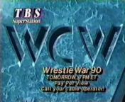 2/15/90; Gainesville, GA; Georgia Mountains Center&#60;br/&#62;2/24/90 – hosted by Jim Ross &amp; Jim Cornette; included info on how fans could send ‘Get well’ wishes to Sting in the hospital; featured footage from the previous week of Jim Ross conducting an interview at the hospital with Sting about his injury, missing his title shot against NWA World Champion Ric Flair, and potentially being out six months to a year; footage was then shown from the previous week’s episode of NWA US Champion Lex Luger attacking the Horsemen to show he wouldn’t give up his match with NWA World Champion Ric Flair at Wrestle War; included Ross conducting a podium interview with Flair, with Woman, and the Andersons about Luger’s decision to keep the match with Flair; featured a Roos ad featuring Sting; included a Roos ad featuring the Road Warriors; featured the WCW US Tag Team Championship Semi-Final match from the 2/17/90 Worldwide between Shane Douglas &amp; Johnny Ace and Michael Hayes &amp; Jimmy Garvin; included the Wrestle War Rap, slightly altered to announce Flair vs. Luger instead of Flair vs. Sting; featured footage from the previous week of NWA Tag Team Champions Rick &amp; Scott Steiner being laid out by the Andersons; included Ross conducting a podium interview with the Steiners in which they said the Andersons may be their elders but the Steiners were better; featured a Roos commercial featuring Luger; included the WCW US Tag Team Championship Semi-Final match from the 2/17/90 Worldwide between Brian Pillman &amp; Tom Zenk and Bobby Eaton &amp; Stan Lane, followed by a promo by Pillman &amp; Zenk about being in the finals and facing Hayes &amp; Garvin at Wrestle War; featured a promo by Luger about Flair; included a Roos ad featuring Rick Steiner; featured a promo by Teddy Long, with Mark Callous, about facing the Road Warriors at Wrestle War; included a closing announcement that the Andersons, Doom, and Cactus Jack Manson would be part of the following night’s The Main Event, and Ricky Morton &amp; Robert Gibson would face Hayes &amp; Garvin the next week:&#60;br/&#62;NWA TV Champion Arn Anderson &amp; Ole Anderson defeated the Italian Stallion &amp; Ranger Ross at 5:26 when Arn pinned Stallion with the DDT&#60;br/&#62;Kevin Sullivan &amp; Cactus Jack Manson defeated Bob Cook &amp; Paul Drake at 4:22 when Sullivan pinned Drake with a spike piledriver; early in the match, Sullivan cut an insert promo in which he questioned whether Cactus was a genius or insane; during the match, Norman was shown in the crowd; moments later, Cactus confronted Norman at ringside, with Norman headbutting Cactus before leaving&#60;br/&#62;NWA US Champion Lex Luger defeated Rick Fargo via submission with the Torture Rack at the 39-second mark; late in the contest, NWA World Champion Ric Flair, NWA TV Champion Arn Anderson, &amp; Ole Anderson appeared ringside, with NWA Tag Team Champions Rick &amp; Scott Steiner then appearing as well to prevent Luger being attacked&#60;br/&#62;Doug Furnas pinned Hacksaw Higgins with a legdrop off the top at 4:59&#60;br/&#62;The Road Warriors (w/ Paul Ellering) defeated th