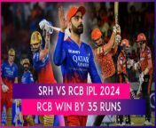 Royal Challengers Bengaluru ended their six-match losing streak in IPL 2024 and returned to winning ways with 35-run victory over Sunrisers Hyderabad. This was RCB&#39;s second victory in IPL 2024.&#60;br/&#62;