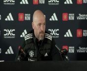 Manchester United boss Erik Ten Hag insisted the fans were still behind the team and that there was a good connection ahead of their Premier League clash with Burnley&#60;br/&#62;Carrington, Manchester, UK