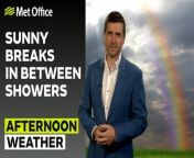 April showers, un-spring like weather being several degrees cooler – This is the Met Office UK Weather forecast for the morning of 25/04/24. Bringing you today’s weather forecast is Alex Burkill.