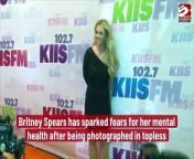 After being snapped being escorted to emergency services topless, wrapped in a blanket and with cuts on her knees amid reports she was involved in a bust-up, Britney Spears has sparked fears for her mental health.