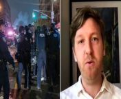 Columbia protest police raid ‘felt like a war zone’, says The Independent’s Richard HallBBC News