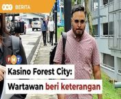 Polis selesai merakam keterangan seorang wartawan portal bahasa Inggeris bagi membantu siasatan berhubung penerbitan artikel pembangunan kasino di Forest City, Johor.&#60;br/&#62;&#60;br/&#62;Laporan Lanjut: https://www.freemalaysiatoday.com/category/bahasa/tempatan/2024/05/06/kasino-forest-city-wartawan-selesai-beri-keterangan/&#60;br/&#62;&#60;br/&#62;Read More: https://www.freemalaysiatoday.com/category/nation/2024/05/06/journalist-gives-statement-on-casino-article/&#60;br/&#62;&#60;br/&#62;&#60;br/&#62;Free Malaysia Today is an independent, bi-lingual news portal with a focus on Malaysian current affairs.&#60;br/&#62;&#60;br/&#62;Subscribe to our channel - http://bit.ly/2Qo08ry&#60;br/&#62;------------------------------------------------------------------------------------------------------------------------------------------------------&#60;br/&#62;Check us out at https://www.freemalaysiatoday.com&#60;br/&#62;Follow FMT on Facebook: https://bit.ly/49JJoo5&#60;br/&#62;Follow FMT on Dailymotion: https://bit.ly/2WGITHM&#60;br/&#62;Follow FMT on X: https://bit.ly/48zARSW &#60;br/&#62;Follow FMT on Instagram: https://bit.ly/48Cq76h&#60;br/&#62;Follow FMT on TikTok : https://bit.ly/3uKuQFp&#60;br/&#62;Follow FMT Berita on TikTok: https://bit.ly/48vpnQG &#60;br/&#62;Follow FMT Telegram - https://bit.ly/42VyzMX&#60;br/&#62;Follow FMT LinkedIn - https://bit.ly/42YytEb&#60;br/&#62;Follow FMT Lifestyle on Instagram: https://bit.ly/42WrsUj&#60;br/&#62;Follow FMT on WhatsApp: https://bit.ly/49GMbxW &#60;br/&#62;------------------------------------------------------------------------------------------------------------------------------------------------------&#60;br/&#62;Download FMT News App:&#60;br/&#62;Google Play – http://bit.ly/2YSuV46&#60;br/&#62;App Store – https://apple.co/2HNH7gZ&#60;br/&#62;Huawei AppGallery - https://bit.ly/2D2OpNP&#60;br/&#62;&#60;br/&#62;#BeritaFMT #ForestCity #Bloomberg #PDRM