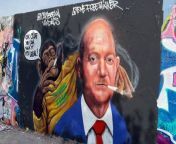 A graffiti by Berlin-based artist Eme Freethinker depicting a chimpanzee handing a joint to German Chancellor Olaf Scholz has appeared on a wall in Berlin after the country became the largest EU nation to legalise cannabis recreational use. Under the first step in the much-debated new law, adults over 18 are now allowed to carry 25 grams of dried cannabis and cultivate up to three marijuana plants at home.