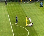 A Brazilian football clip has gone viral after a goalkeeper angrily reacted to being fooled by an opponent&#39;s Panenka-style penalty.&#60;br/&#62;&#60;br/&#62;The move has achieved significant popularity with many football fans following Antonin Panenka&#39;s successful spot kick for Czechoslovakia against West Germany in 1976 where he lifted the ball to deceive a diving shot-stopper.&#60;br/&#62;&#60;br/&#62;But in Brazil - where the style of shot is known as cavatina or &#39;little dig&#39; - a goalkeeper was less than impressed with the rival&#39;s actions during a penalty shootout moment shared on Instagram earlier this month.&#60;br/&#62;&#60;br/&#62;However, the goalkeeper was offended, and chased after the goal scorer, before bumping him from behind just outside the penalty area.&#60;br/&#62;&#60;br/&#62;Two of the outfield player&#39;s teammates ran to his assistance, one pushing Tadeu over, and another pulling him away, before other players both on and off the pitch ran across to get involved with the squabble.&#60;br/&#62;&#60;br/&#62;While tensions were running high following the moment, both players were booked, and Luan&#39;s Goiania went on to win the penalty shootout 3-2, after a scoreless draw in the first leg and a 1-1 game in the return fixture. &#60;br/&#62;&#60;br/&#62;Atletico Goianiense got the upper hand over Goiania in both legs of the semi-final to advance to the final.&#60;br/&#62;&#60;br/&#62;Since Panenka&#39;s success for Czechoslovakia in 1976, the move has been performed in various degrees of success by some of the top names in football, most memorably when Andrea Pirlo hit one as England crashed out of Euro 2012. &#60;br/&#62;&#60;br/&#62;Gary Lineker is infamous for trying the technique with a penalty for England against Brazil in 1992, where his effort was saved, denying him the chance to draw level with Bobby Charlton as the Three Lions&#39; all-time leading goal-scorer.&#60;br/&#62;&#60;br/&#62;In January, French footballer Antoine Mille was responsible for one of the worst panenkas of all time, with the goalkeeper catching the penalty before throwing the ball back at him. &#60;br/&#62;&#60;br/&#62;In October last year, goalkeeper Anthony Beuve made headlines in a third-tier game in France by saving a panenka penalty at one end before heading home a 95th-minute equalizer at the other end.