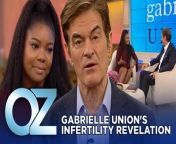 Actress and author Gabrielle Union reveals why she wanted to go public about her fertility struggles and her personal experience with unsuccessful IVF treatments and multiple miscarriages.